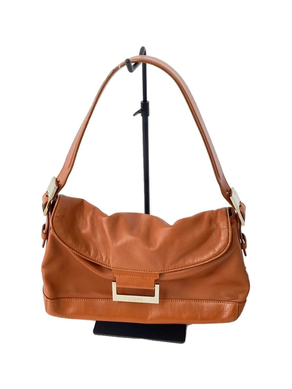Loewe shoulder bag brown nappa leather signature Camel Brown